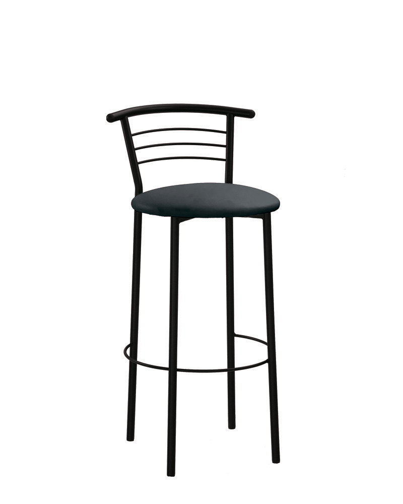 Барний стілець NOWY STYL MARCO HOKER BLACK (BOX-2) V-4 шкірозамінник